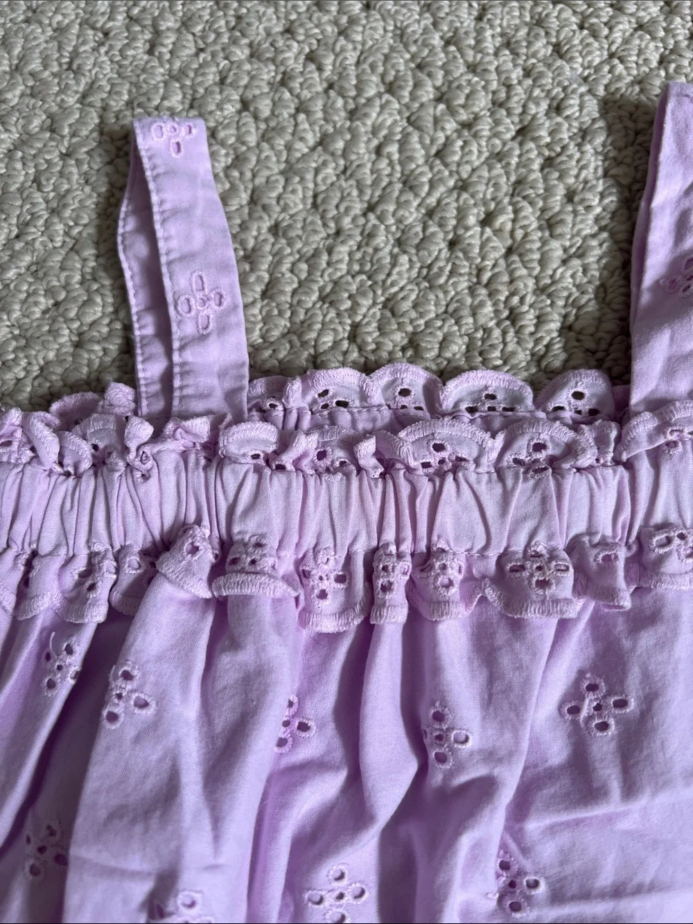 BabyGAP Lavender Eyelet Tank Top